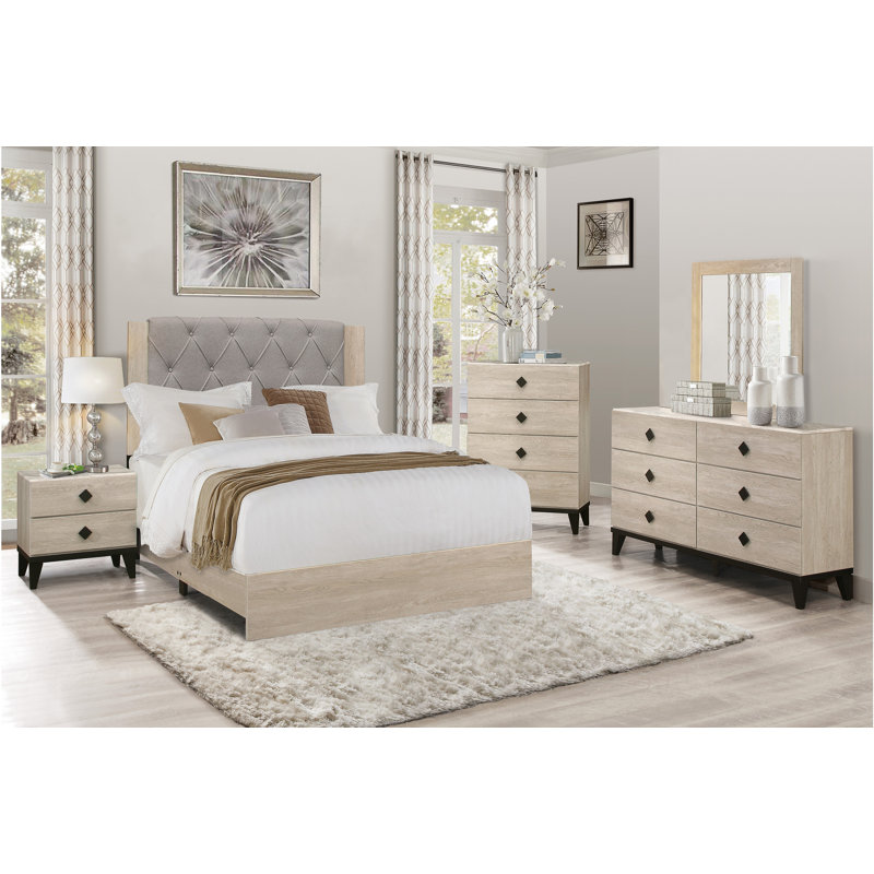 Queen Platform 3 Piece Bedroom Set